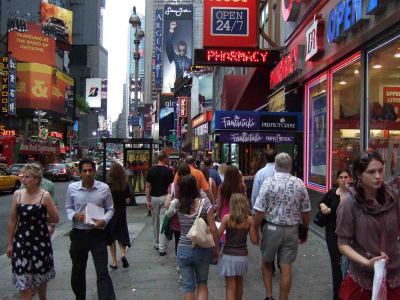 Time Square, 7th Ave, NYC, 2007