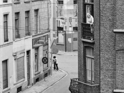 Trompe l\'oeil, Brussels, Belgium, 1980 Tri-X